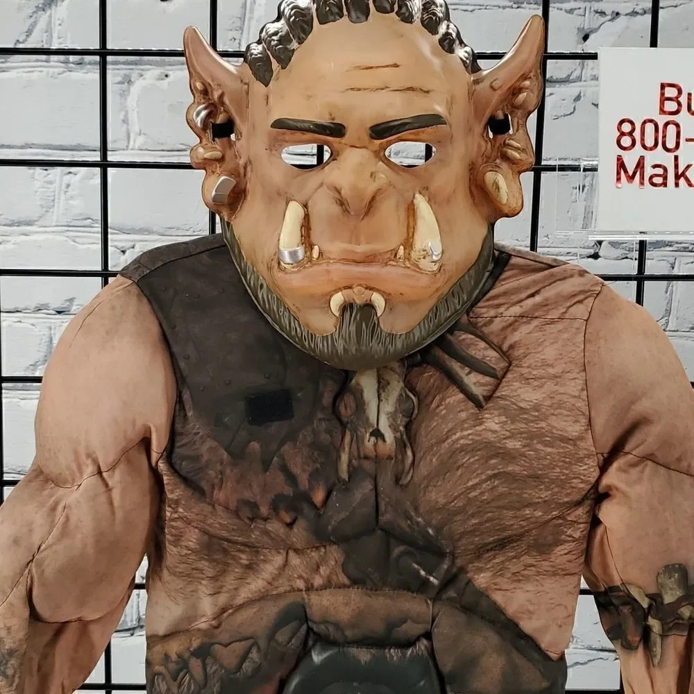 Halloween Costume Orgrim War craft Size M 7-8